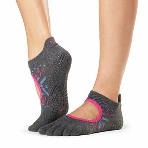 NWT Toesox Full Toe Bellarina Grip Socks Festival